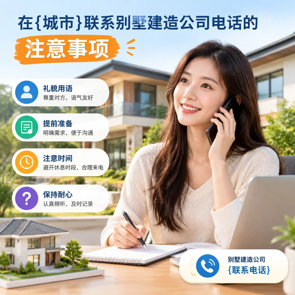 在观山湖联系别墅建造公司电话的注意事项