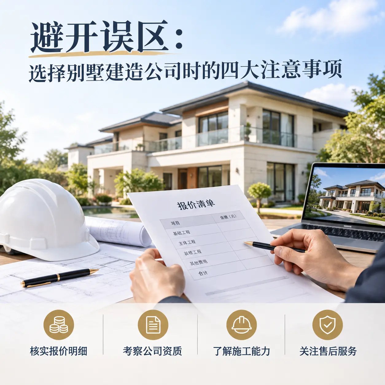 避开误区：选择别墅建造公司时的四大注意事项