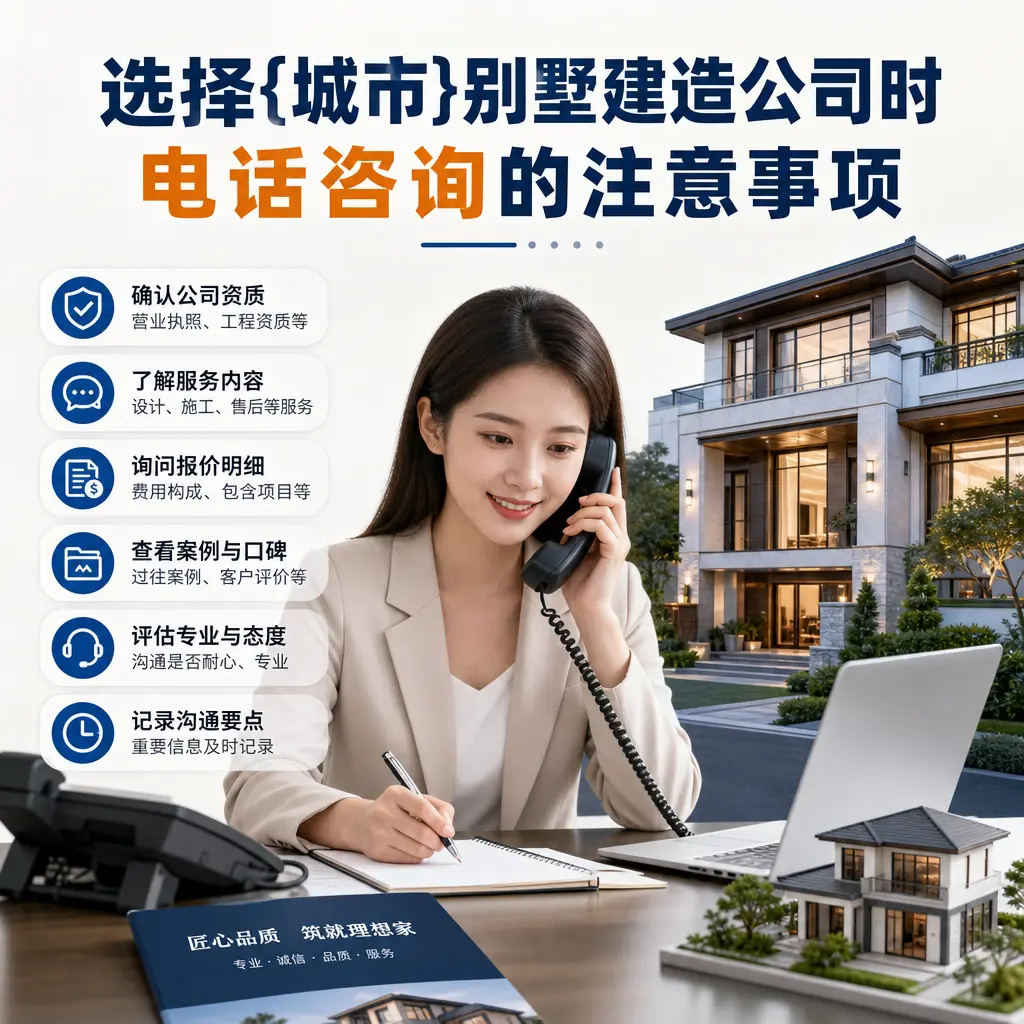选择观山湖别墅建造公司时,电话咨询的注意事项