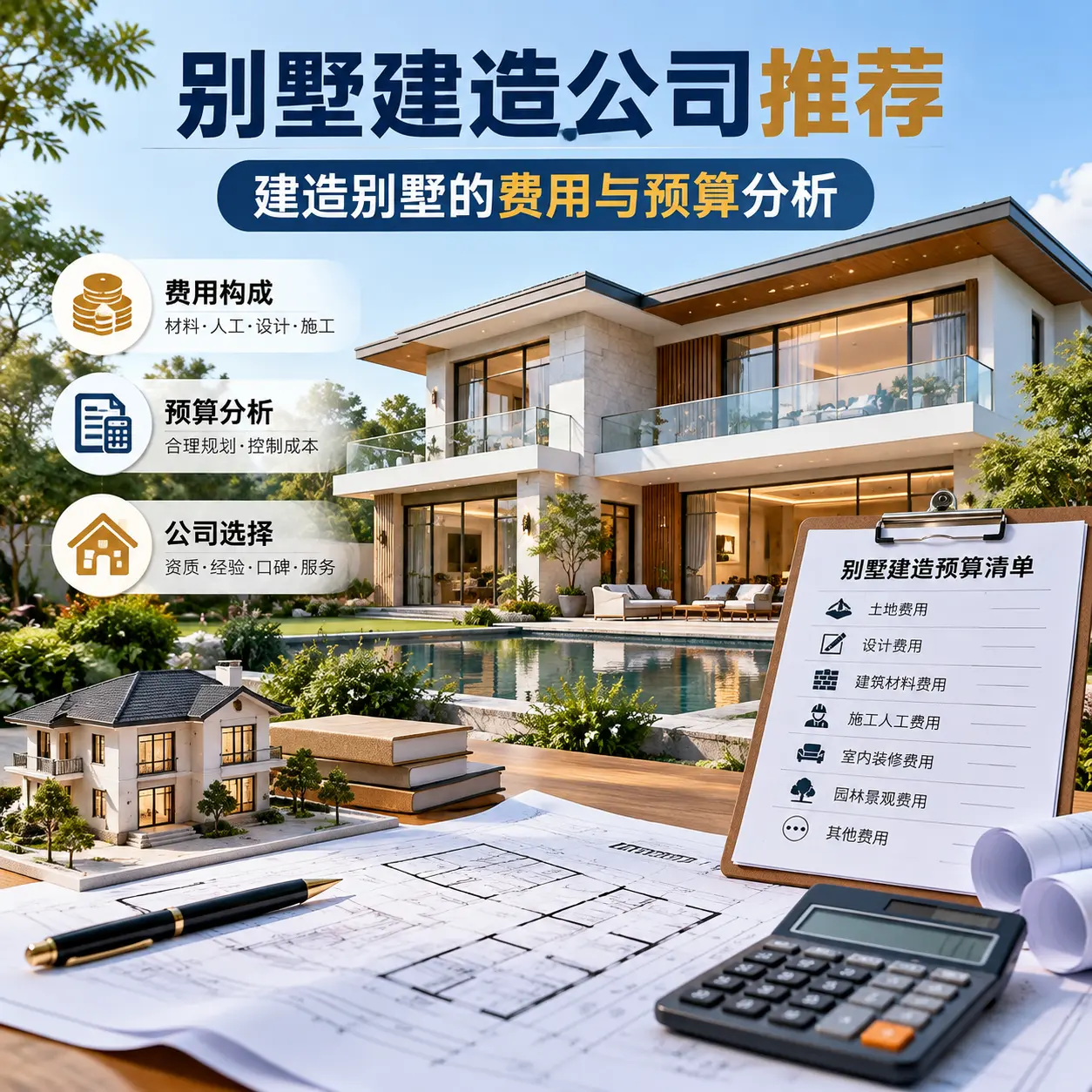 别墅建造公司推荐： 观山湖 建造别墅的费用与预算分析