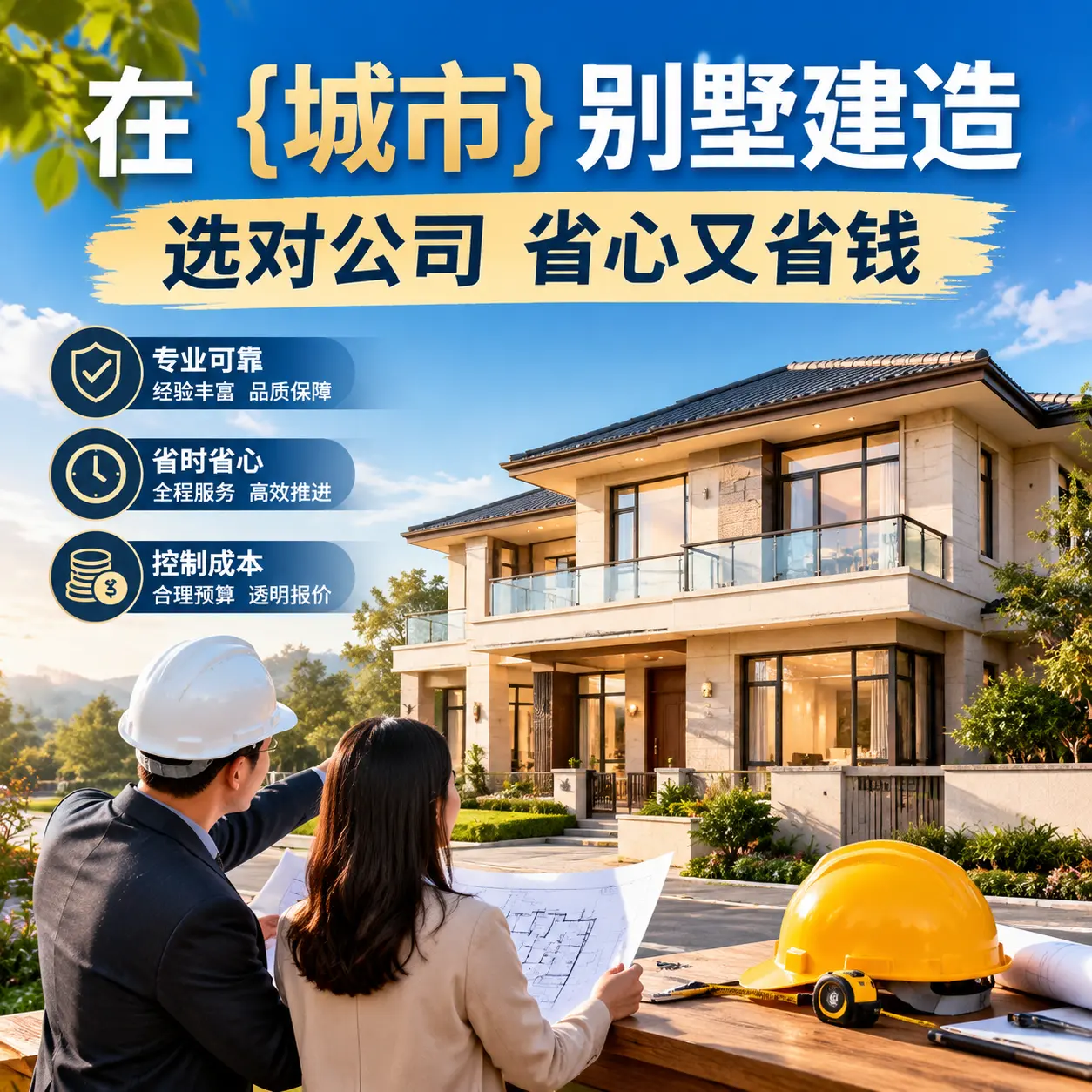 在 观山湖 别墅建造，选对公司省心又省钱
