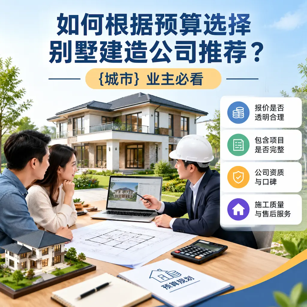 如何根据预算选择别墅建造公司推荐？ 观山湖 业主必看
