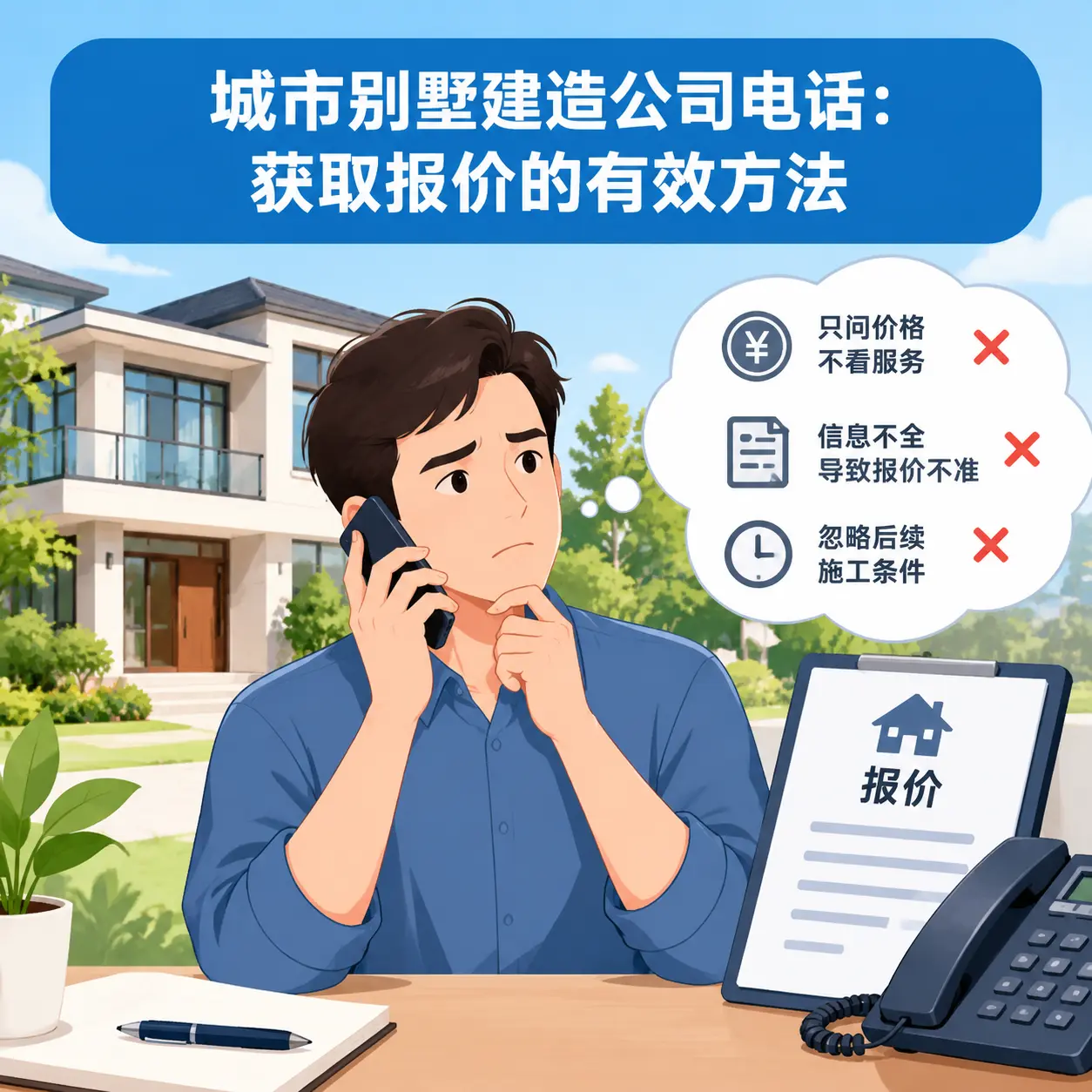 观山湖别墅建造公司电话:获取报价的有效方法